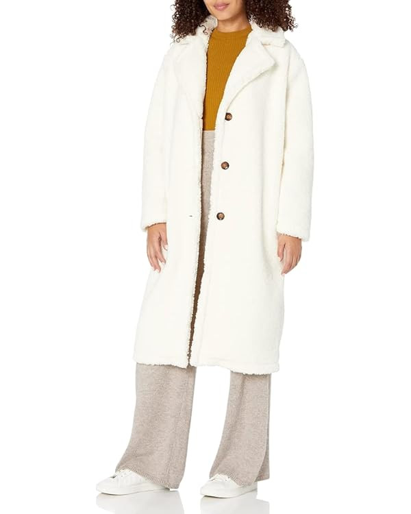 Steve Madden Apparel Womens Saide COAT, Pristine Ivory, Medium US | Amazon (US)