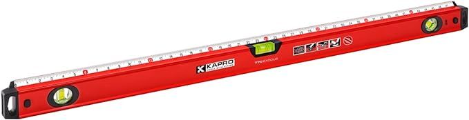 Kapro - 770 Exodus Professional Box Level - 48" - With 45° Vial & Ruler - For Leveling, Measurin... | Amazon (US)