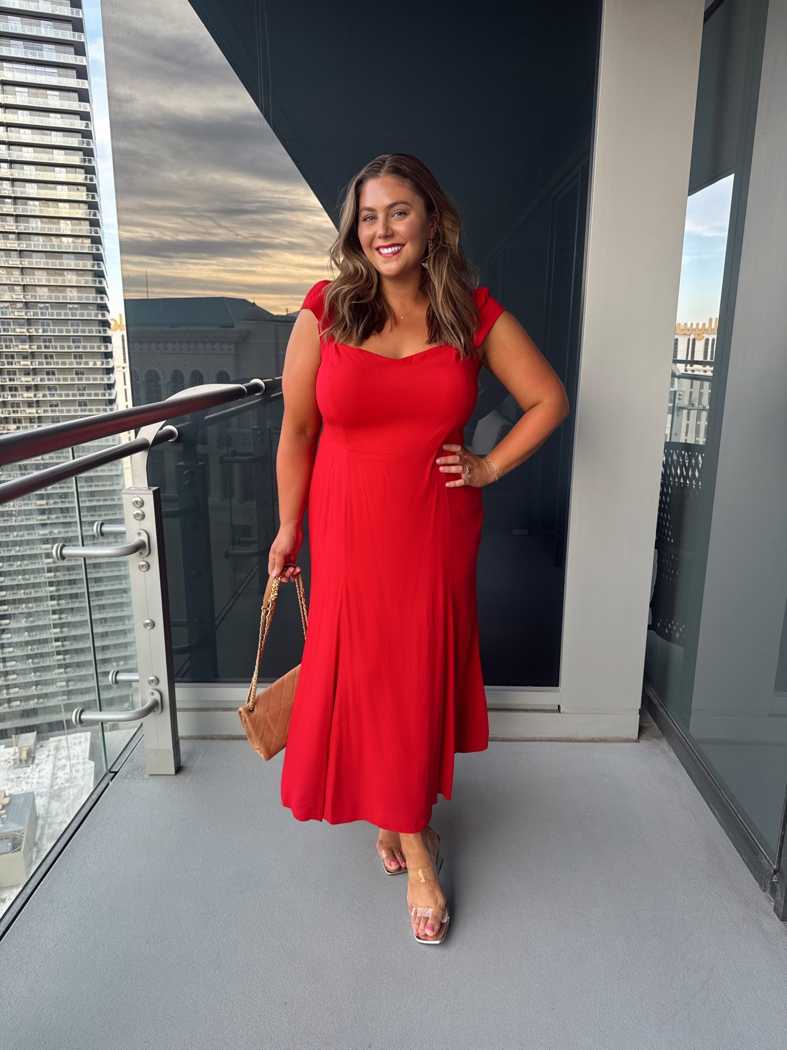 Vegas dinner & drinks outfit - Wearing size 18 in dress (should have done a 16). 

#LTKParties #LTKPlusSize #LTKStyleTip