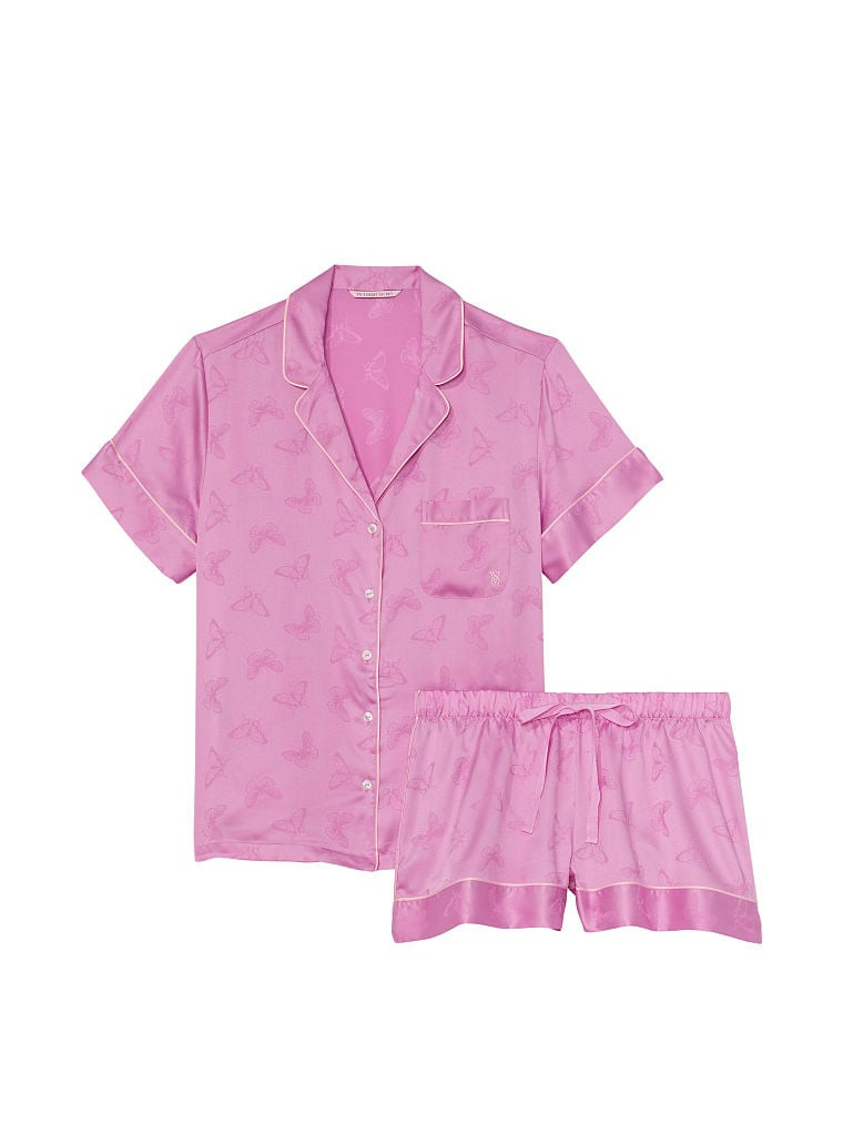 Satin Short Pajama Set | Victoria's Secret (US / CA )
