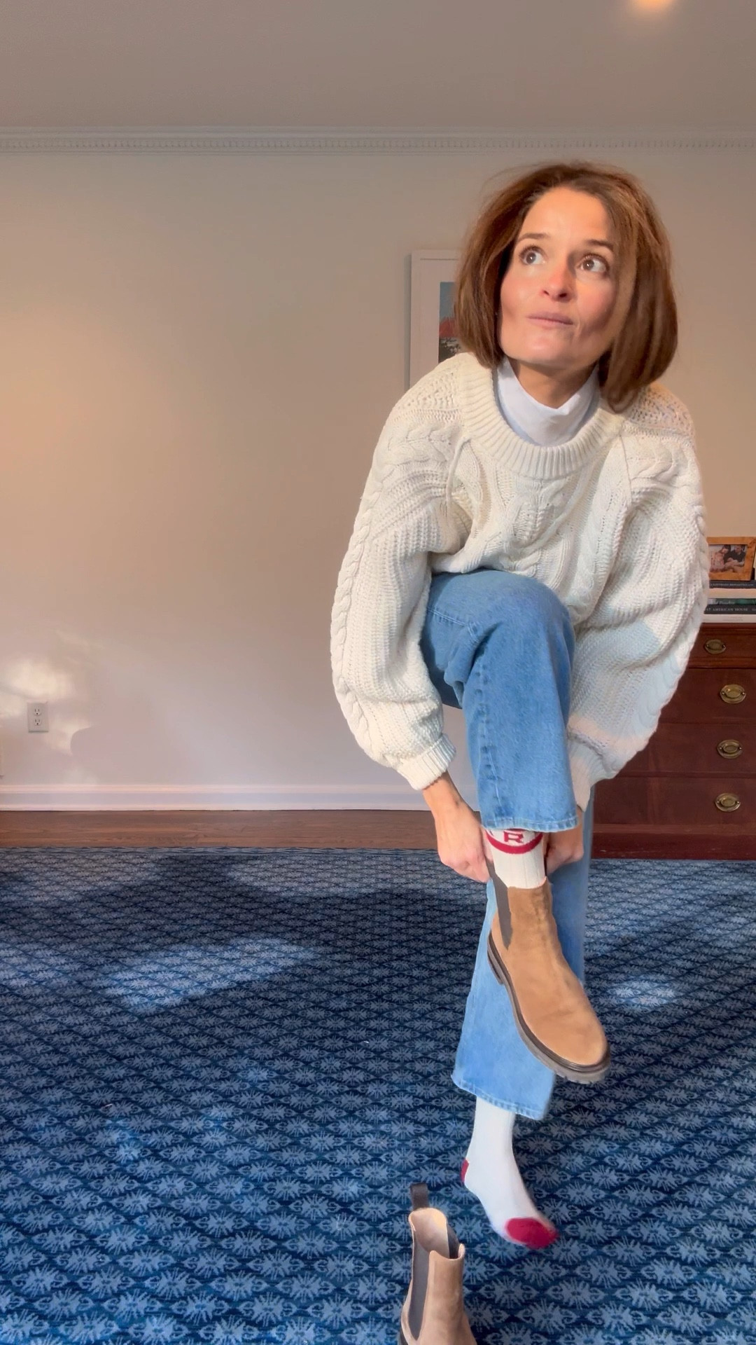 monday ootd 🥶

sweater: wearing a small
turtleneck: wearing a small
jeans: sized down to a 24
boots: run TTS
coat: wearing an XS 

My boots are sold out in this color but I also LOVE the black suede too!! 

#LTKSeasonal #LTKStyleTip #LTKSaleAlert