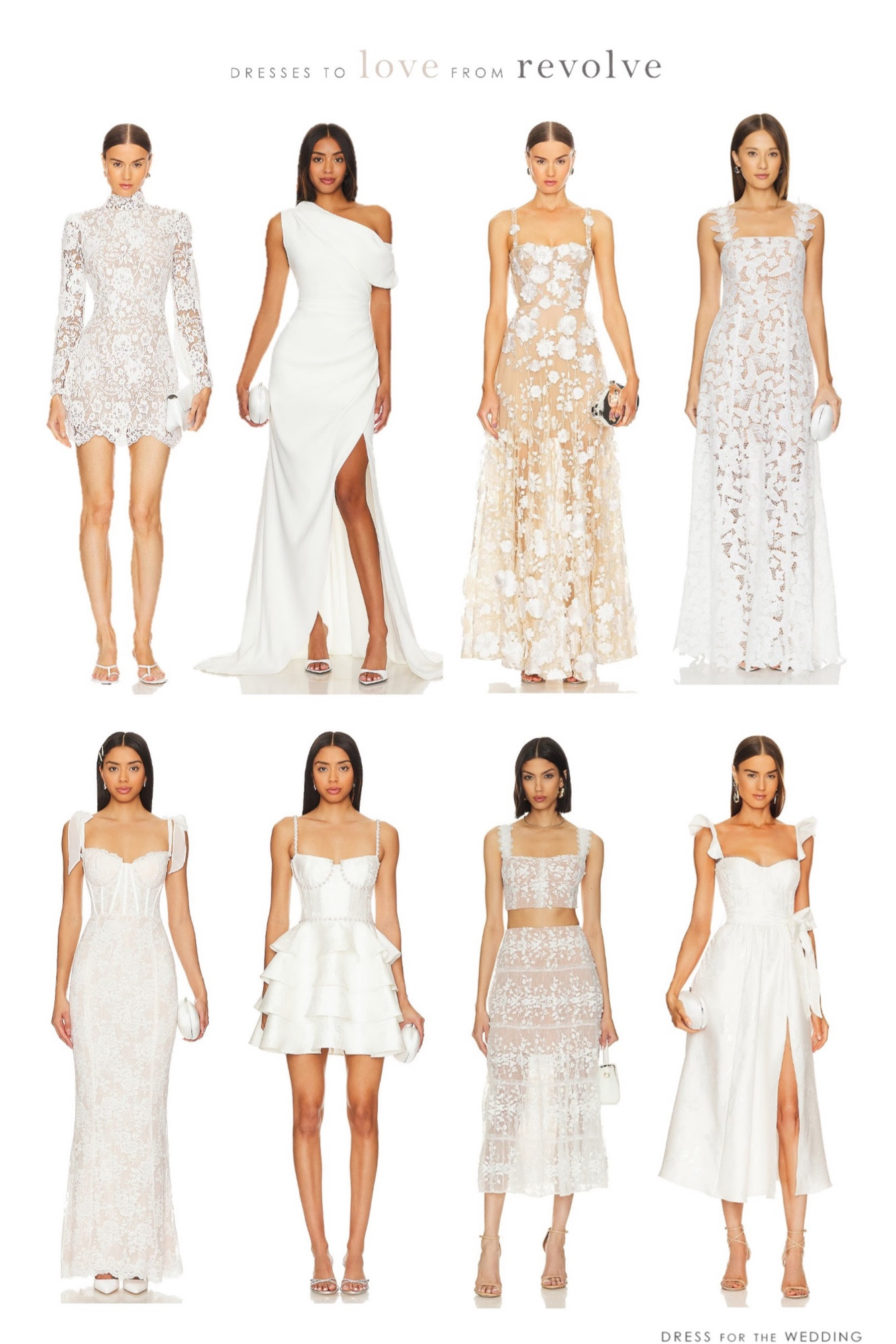 White dress 
Bridal dress
Wedding Dresses 
Affordable wedding dress 
Reception dress 
Second dress for a wedding 
White mini dress 
White lace dress 
White dress for brides 
Revolve has so many gorgeous white dresses! Find the perfect wedding dress, bridal shower dress , rehearsal dinner dress, wedding welcome party dress, engagement party dress, bachelorette dress and more! Designer dresses from V Chapman,  Bronx and Banco and more. Corset dress, little white dress, romantic dress, Bridgerton dress, bustier dress,  white lace dress and more! 
Follow Dress for the Wedding on the LIKEtoKNOW.it shopping app to get the product details for this look and more cute dresses, wedding guest dresses, wedding dresses, and bridal accessories, plus wedding decor and gift ideas!  #ltkparties #ltkwedding #ltkseasonal 