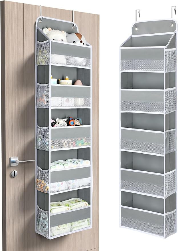 Yecaye 1 Pc Over The Door Organizer with 5 Bins 10 Side Pockets, 44lbs Load Hanging Bathroom Orga... | Amazon (CA)