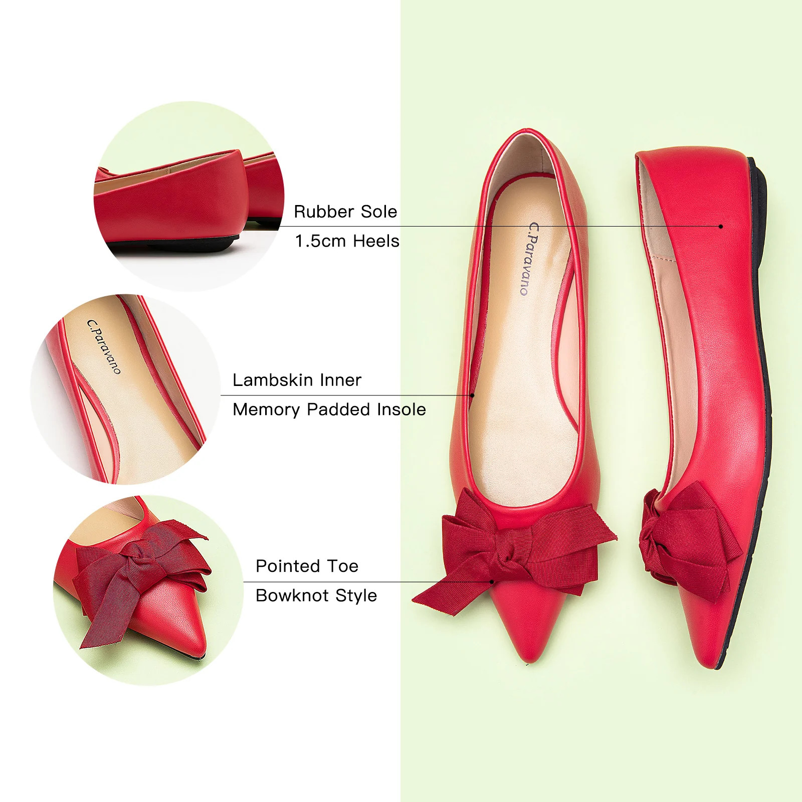 Pointy Bow Flats (Aida) | C.Paravano | cparavano