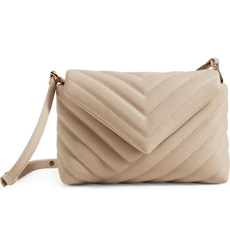 MANGO Quilted Faux Leather Crossbody Bag | Nordstrom | Nordstrom
