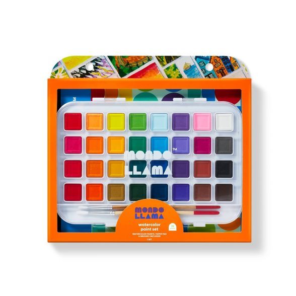 35pc Watercolor Paint Set - Mondo Llama™ | Target