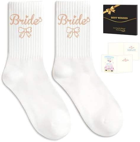 Bride Gifts with Bride Socks,Wifey Socks as Bachelorette Gifts for Bride,Gifts for Wife | Amazon (US)