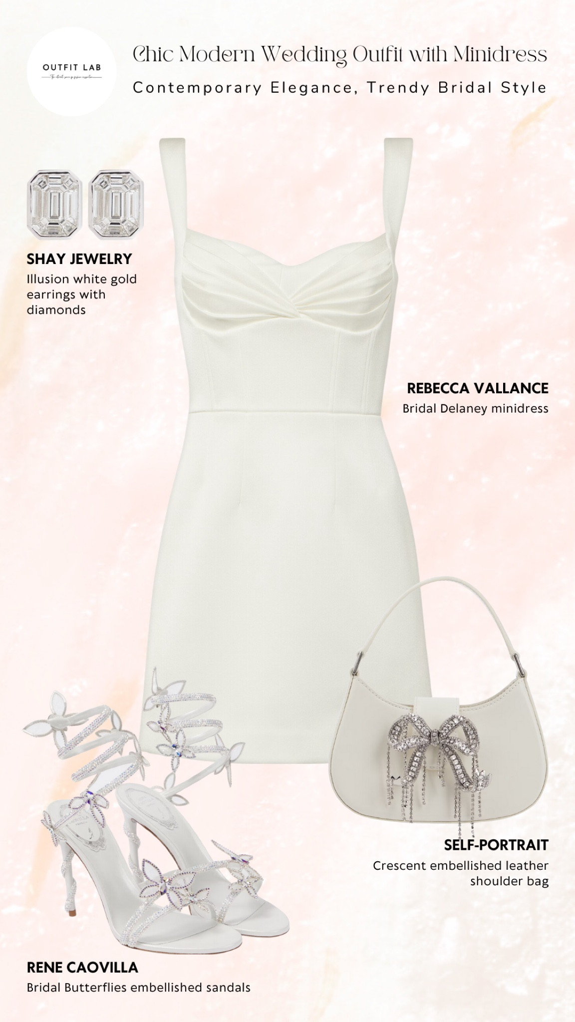 Chic Modern Wedding Outfit with Minidress – Contemporary Elegance, Trendy Bridal Style

Make a statement with this chic modern wedding outfit featuring a stunning Rebecca Vallance minidress. Paired with elegant Rene Caovilla sandals, a stylish Self-Portrait bag, and dazzling Shay Jewelry earrings, this ensemble exudes contemporary elegance and trendy bridal style. 

Shop now to perfect your wedding day look!

#LTKShoeCrush #LTKStyleTip #LTKWedding