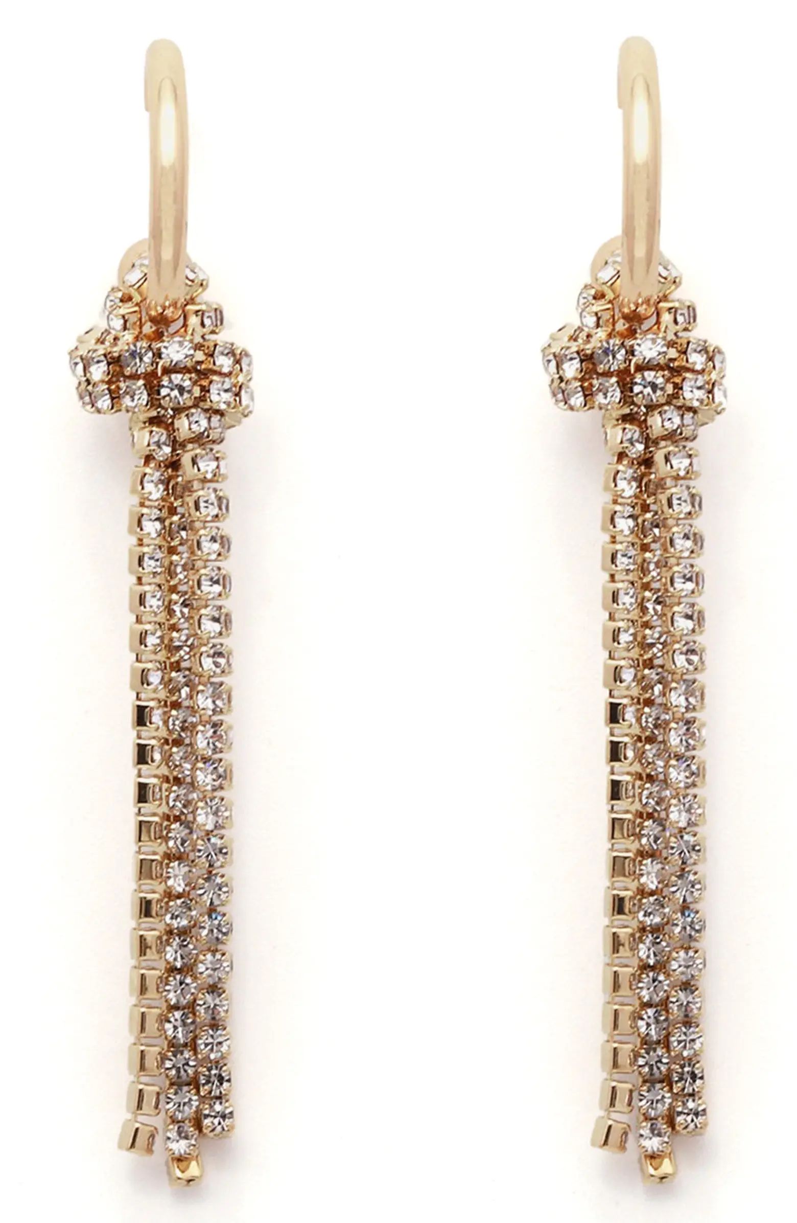 Knotted Glitz Drop Earrings | Nordstrom