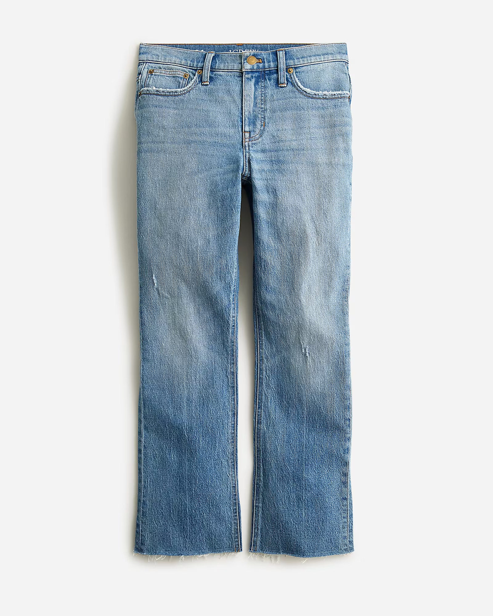Tall 9" demi-boot crop jean in Brommell wash | J. Crew US
