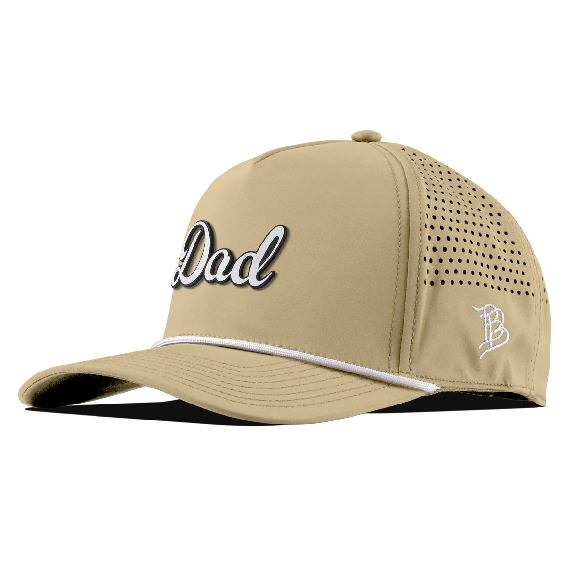 Dad Script Curved 5 Panel Rope Hat | Branded Bills