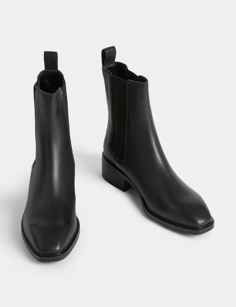 Leather Chelsea Chisel Toe Boots | Marks & Spencer (UK)