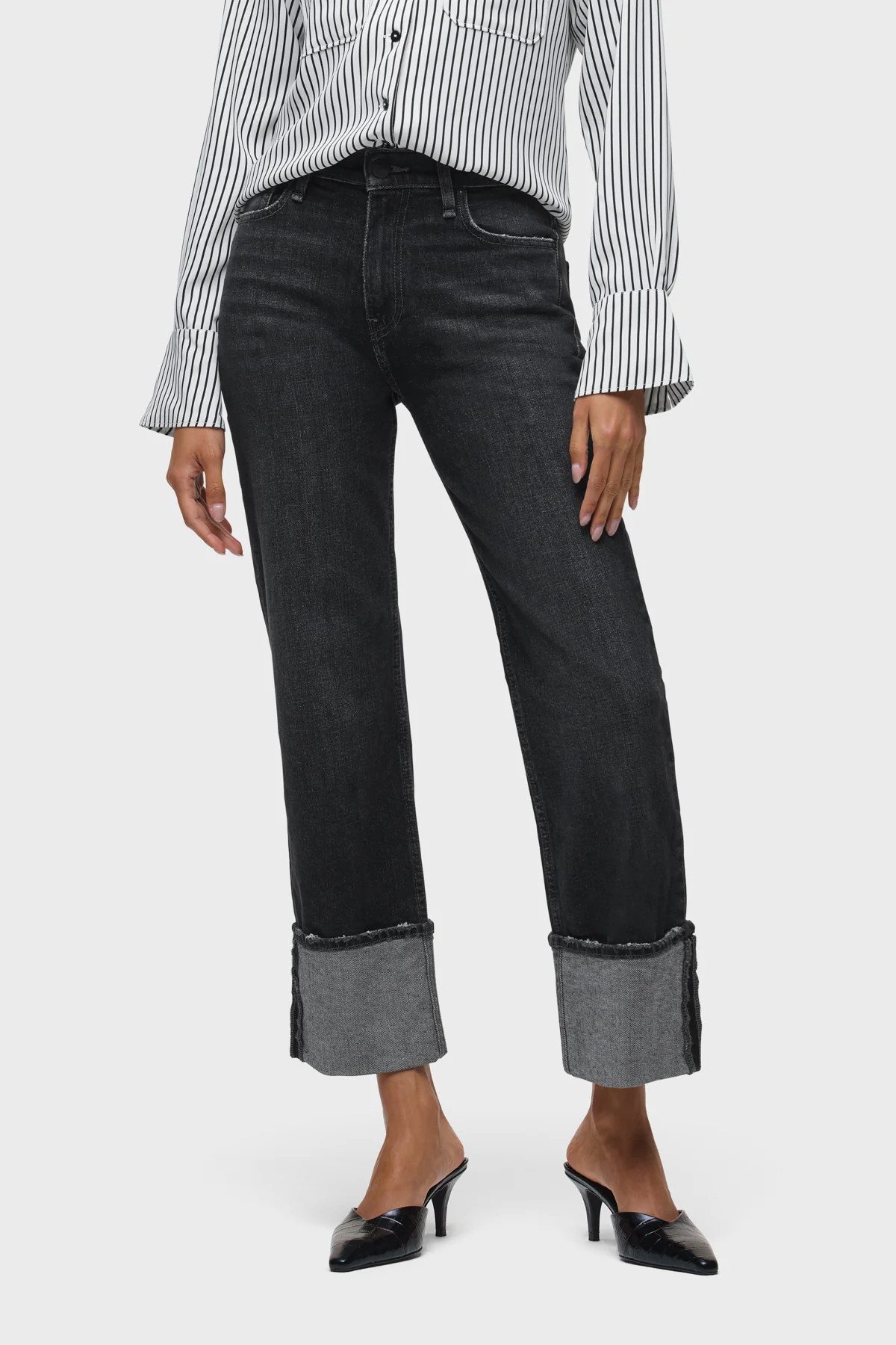 Remi High Rise Ankle W/ Wide Cuff | Hudson Jeans