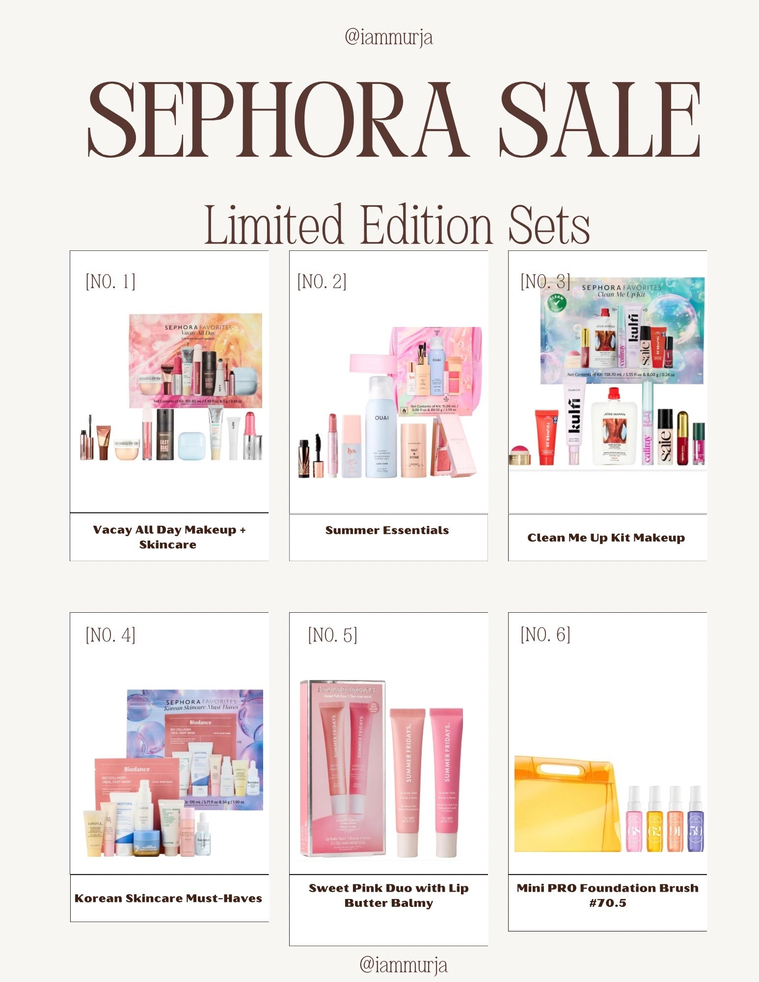Stocking up, saving big, and refreshing my beauty shelf 💄✨

The Sephora sale is that moment to grab your favorites, restock your staples, and snag those limited-edition sets before they’re gone. From skincare essentials to makeup must-haves (and the best value bundles 👀), this is your sign to indulge a little—or a lot.

Rouge get 20% starts 4/10
VIP get 15% starts 4/14
Beauty Insider get 10% starts 4/14

#SephoraSale #LTKBeauty #LTKFinds #BeautyDeals #LimitedEditionBeauty #SephoraFinds #SkincareRoutine #MakeupMustHaves #BeautyBundles #SpringBeauty #LTKSaleAlert #SelfCareEssentials #GlowUpSeason

#LTKselfcare #LTKBeauty #LTKSaleAlert