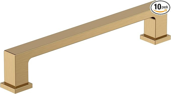 Amerock 10BX37032CZ | Champagne Bronze Cabinet Pull | 5-1/16 inch (128mm) Center-to-Center | 10 P... | Amazon (US)