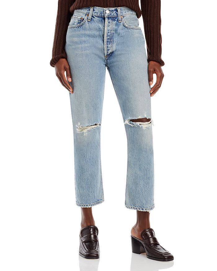 AGOLDE Riley High Rise Jeans in Escalate Back to Results -  Women - Bloomingdale's | Bloomingdale's (US)