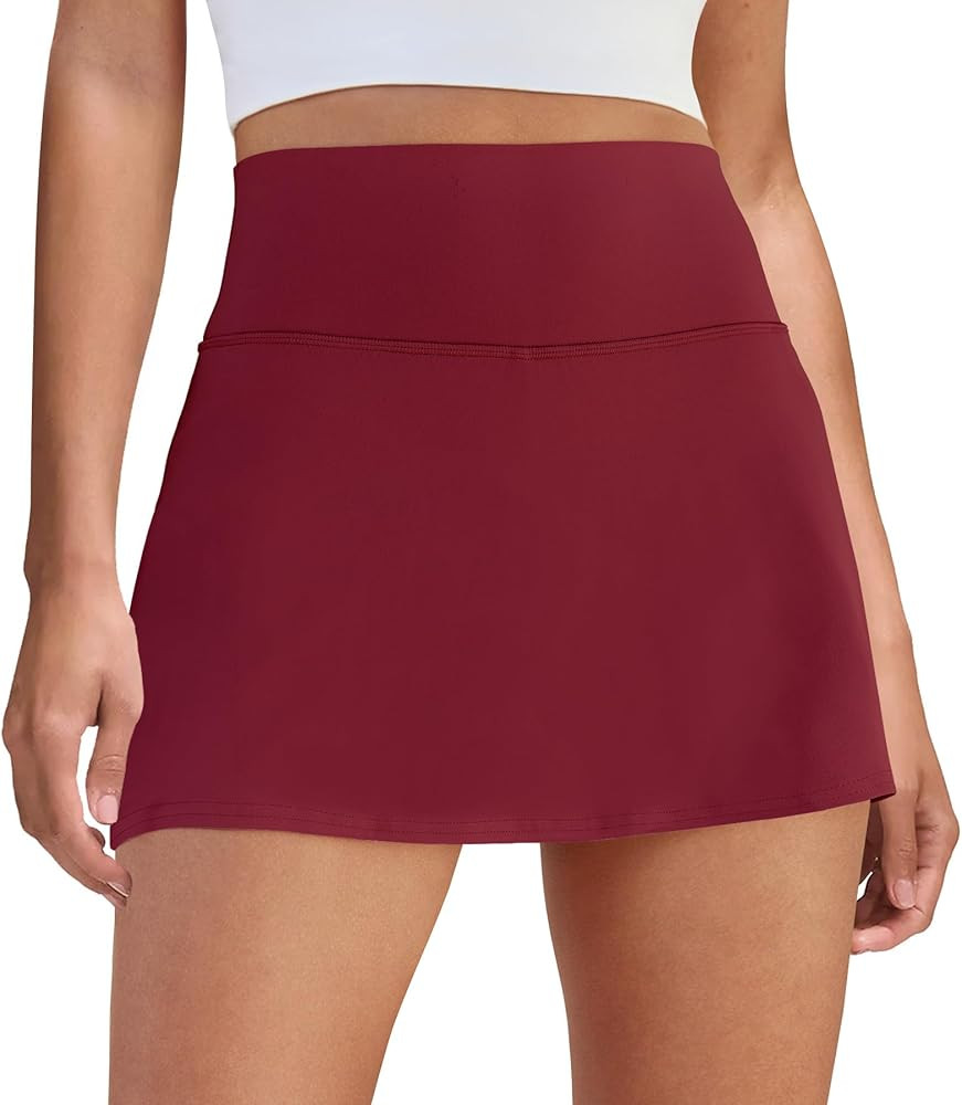 Womens Skort Tennis Skirt with Pocket Shorts Mini Golf Skirts High Waisted Athletic Skorts Summer... | Amazon (US)