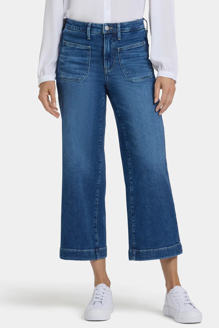 Teresa Wide Leg Ankle Jeans In Petite | NYDJ