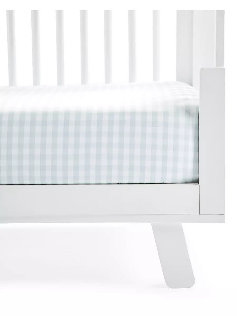 Gingham Crib Sheet | Serena and Lily