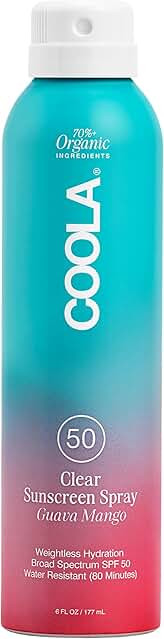 Coola Organic Sunscreen SPF 50 Sunblock Spray  | Amazon (US)