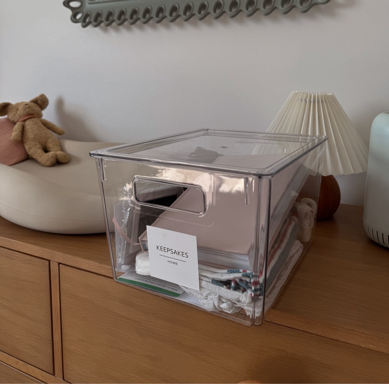Keepsake storage in the nursery. 🧸 How we store all our baby keepsakes  

#LTKbump #LTKhome #LTKbaby