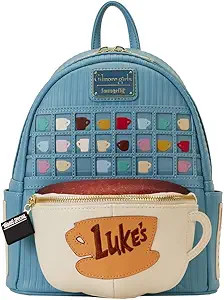Loungefly Gilmore Girls Luke's Diner Domed Coffee Mug Double Strap Shoulder Bag | Amazon (US)