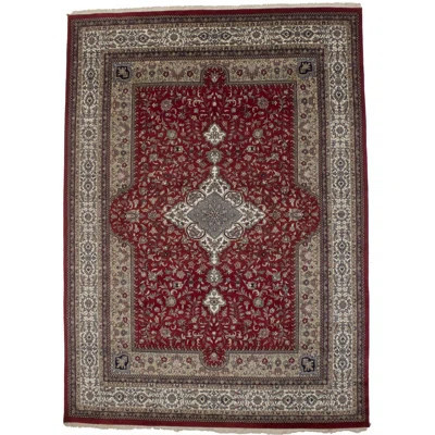Oriental Hand-Knotted Wool Red/Cream Area Rug | Wayfair North America
