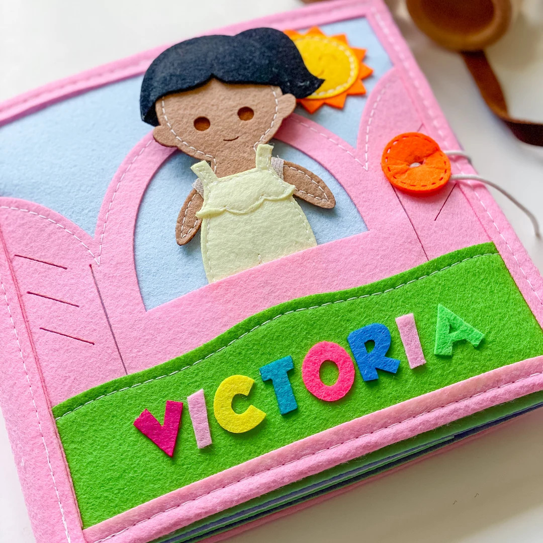 Personalized Quiet Book About Everyday Life With Multicultural - Etsy | Etsy (US)