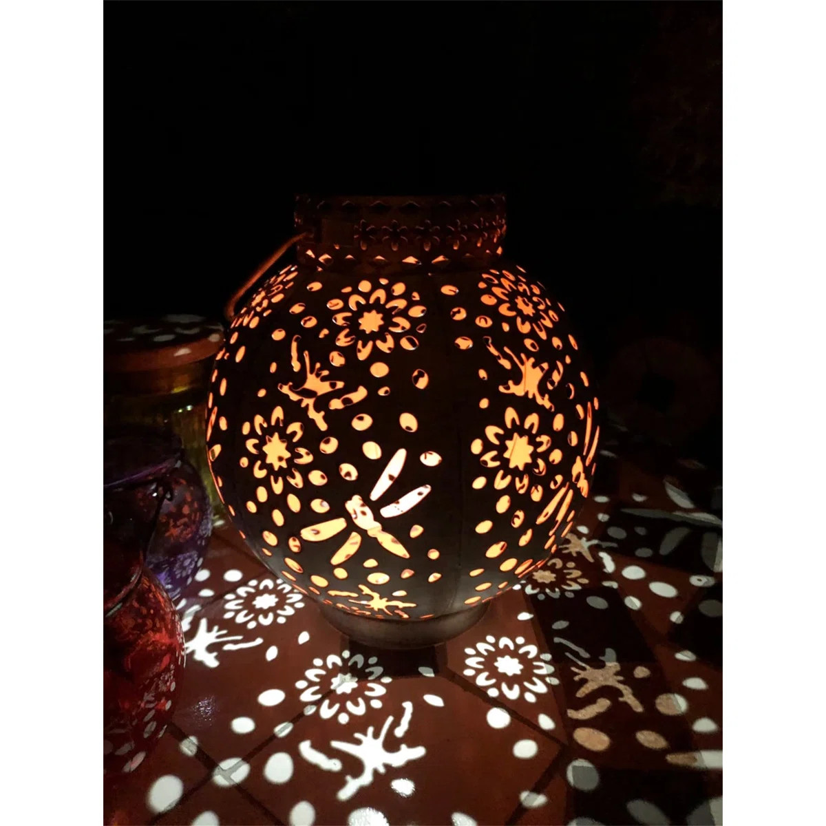 Claudius 15cm Solar Powered Integrated LED Outdoor Lantern | Wayfair UK