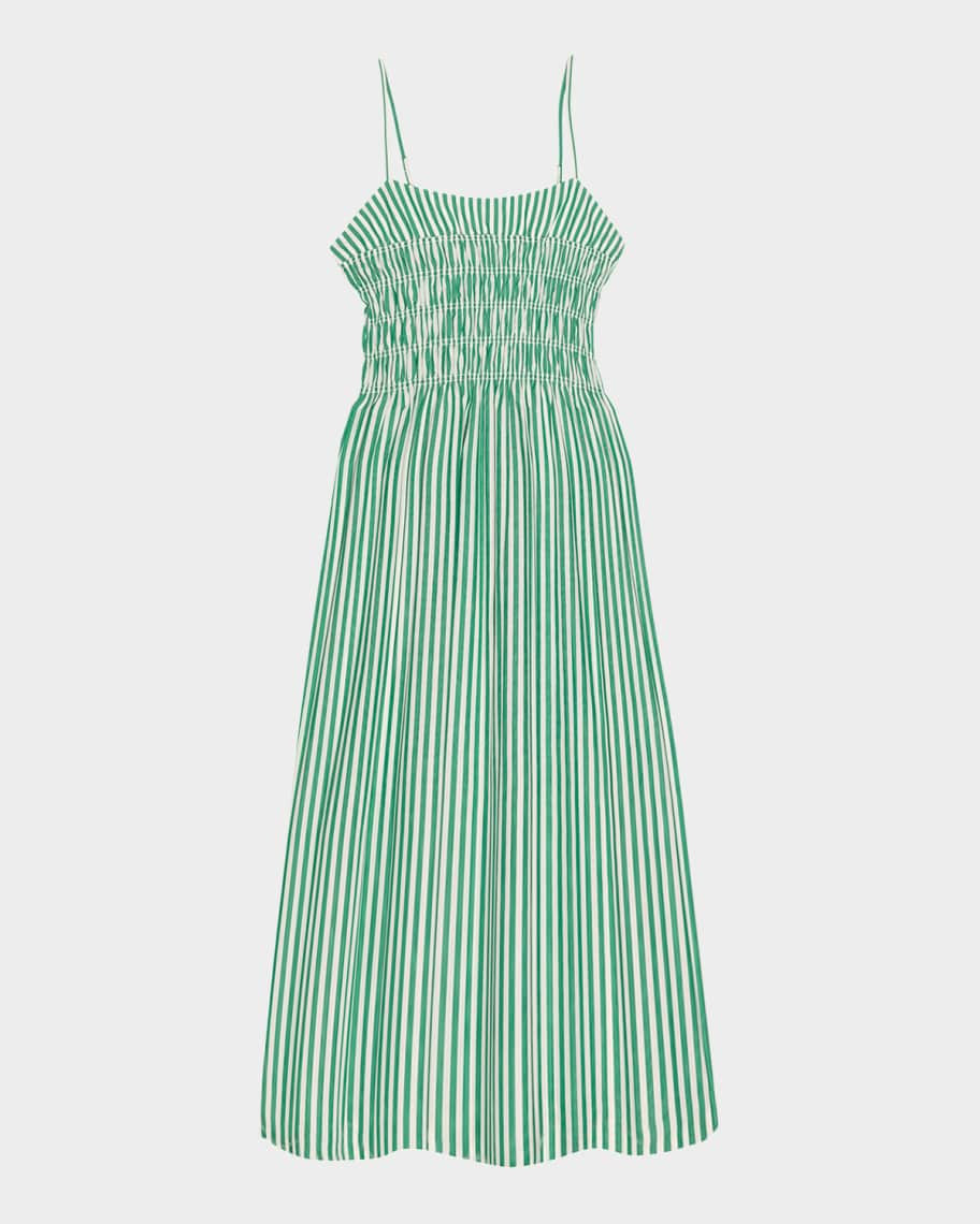 Rails Primrose Stripe Cotton Midi Dress | Neiman Marcus