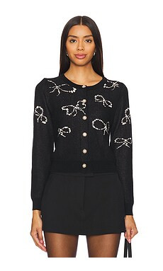 HEARTLOOM Linden Cardigan in Black from Revolve.com | Revolve Clothing (Global)