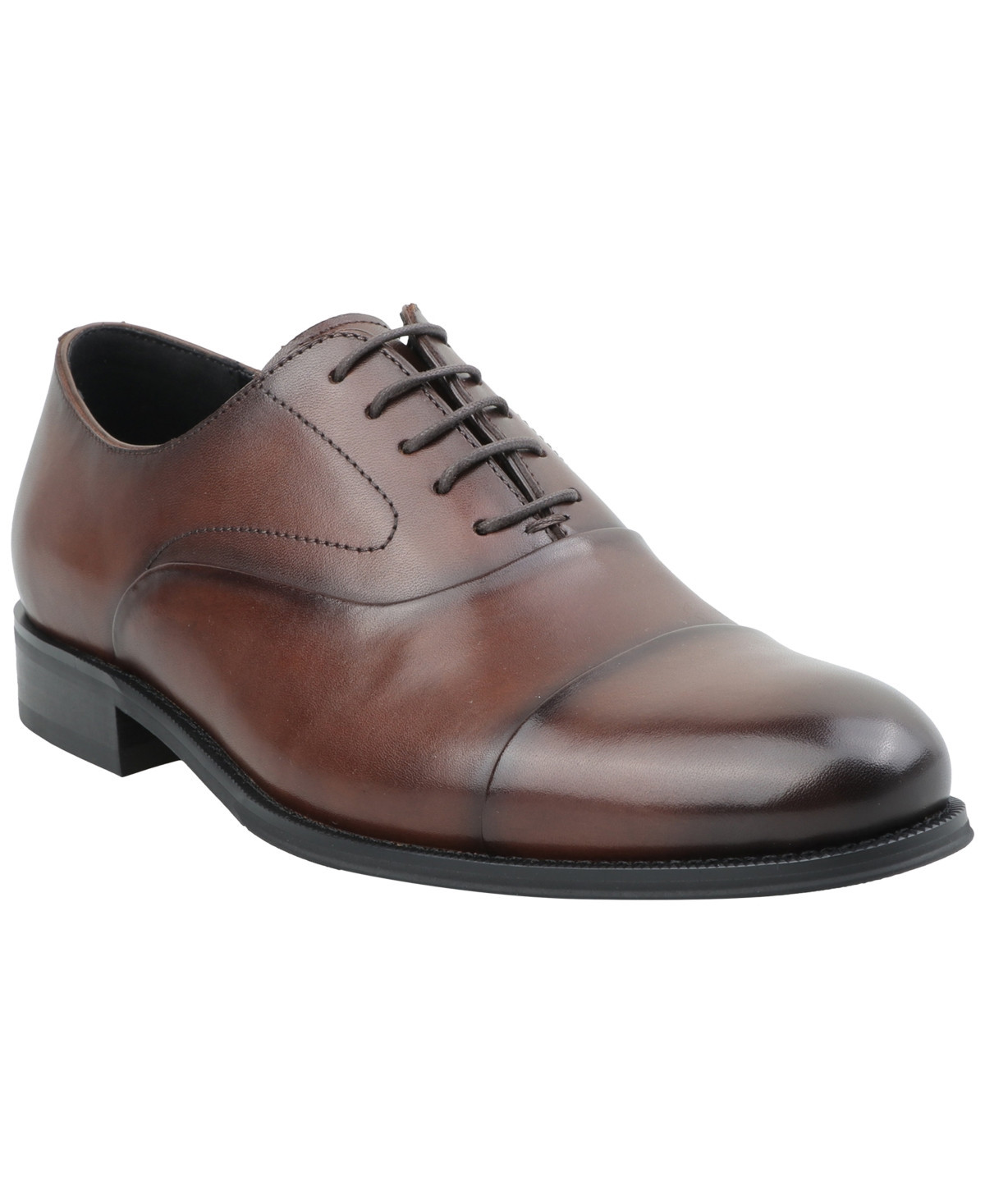 Alfani Men's Millionn Lace-Up Dress Shoes, Macy's Exclusive - Moroccan Brown | Macy's