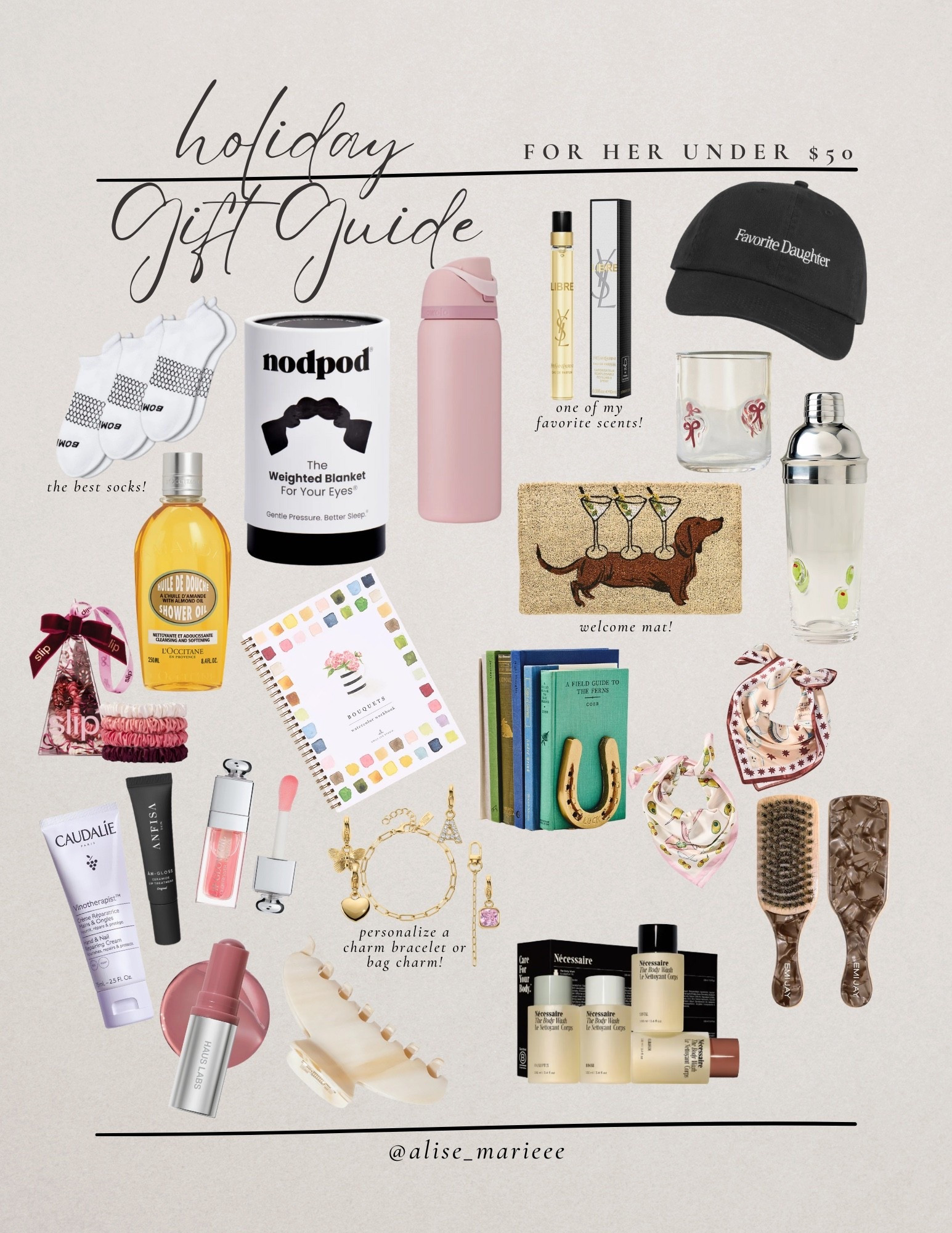 Gifts for her under $50!

#LTKGiftGuide #LTKHoliday #LTKFindsUnder50