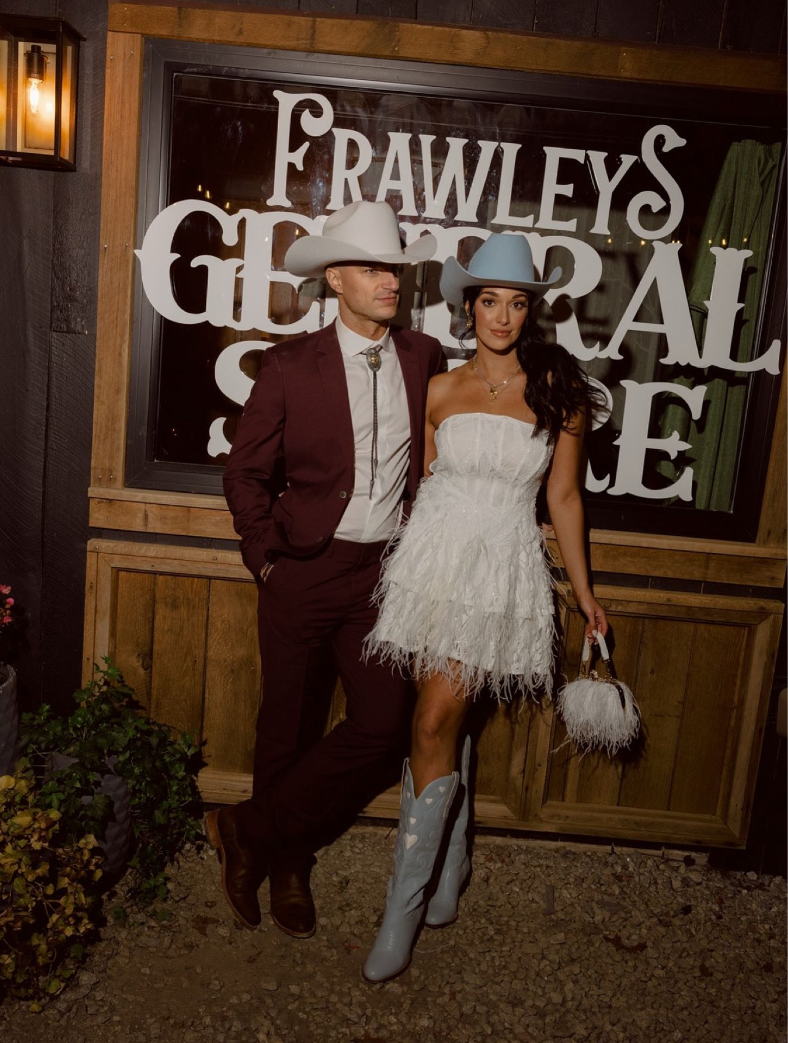 Western wedding welcome party 