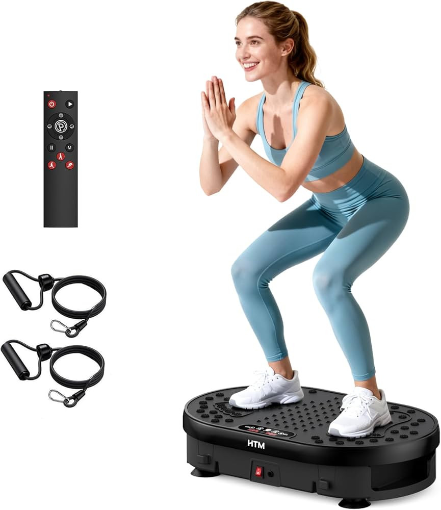 Vibration Plate Exercise Machine with 120 Speed Levels, 9 Program Modes and Remote Control - 15 M... | Amazon (US)