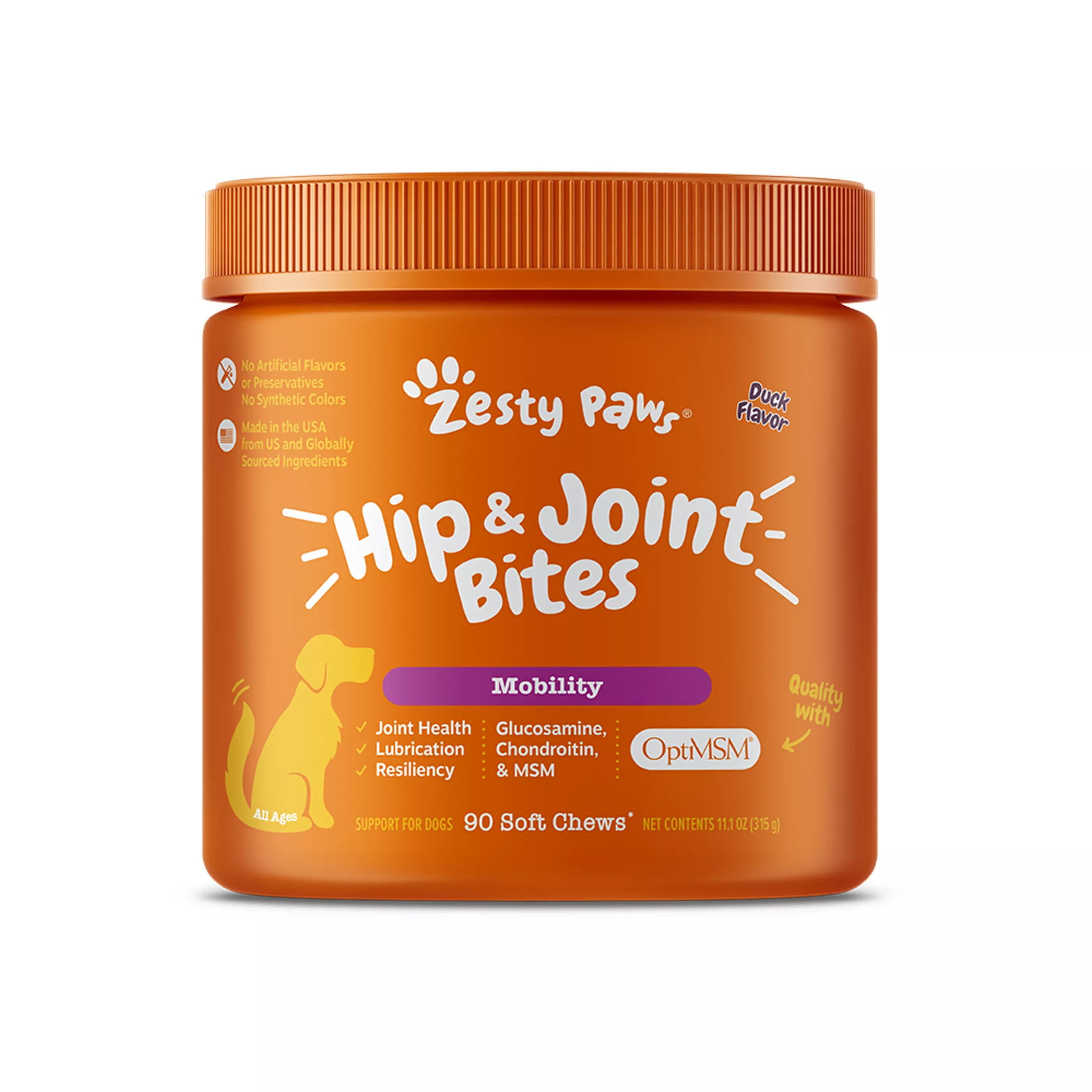 Zesty Paws Mobility Bites for Dogs - Duck Flavor - 90 Ct | PetSmart