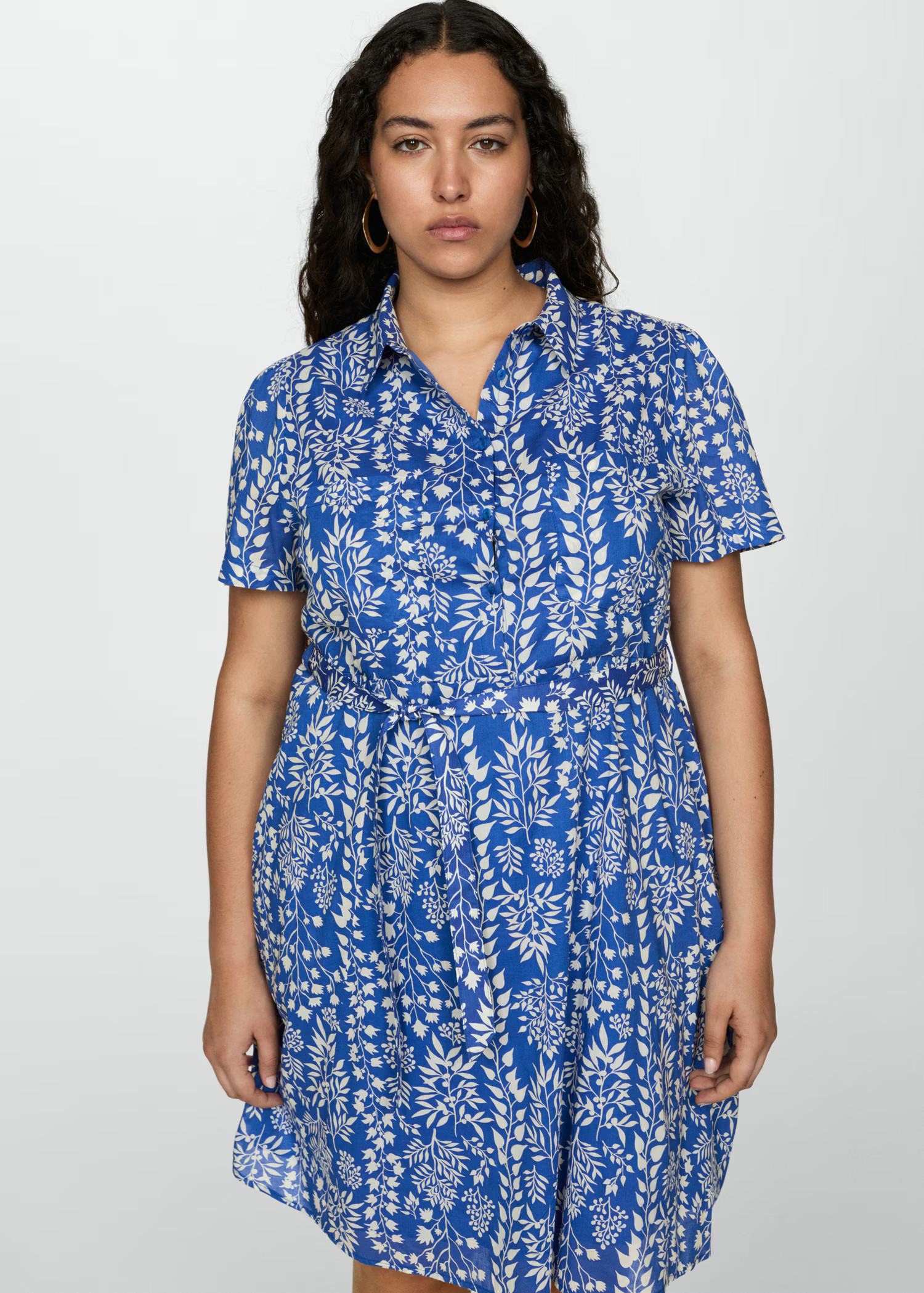 Printed bow dress | MANGO (US)