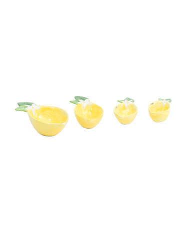 4pk Lemon Measuring Cups | TJ Maxx