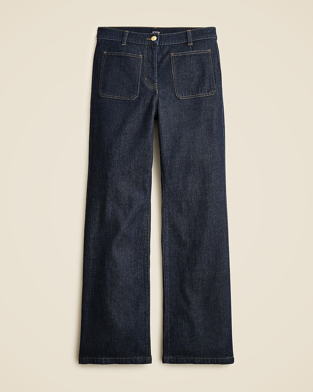 High-rise kickout jean with sailor pockets | J. Crew US