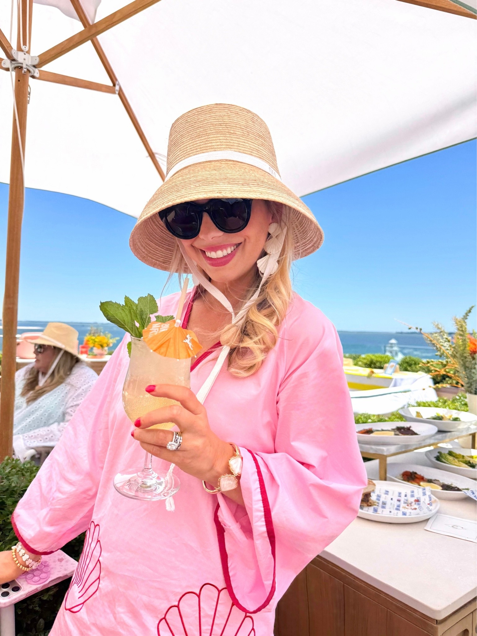Shell yeah Pool party coverup sun hat shell earrings vacay outfit shell bracelet

#LTKTravel #LTKSwim #LTKSaleAlert
