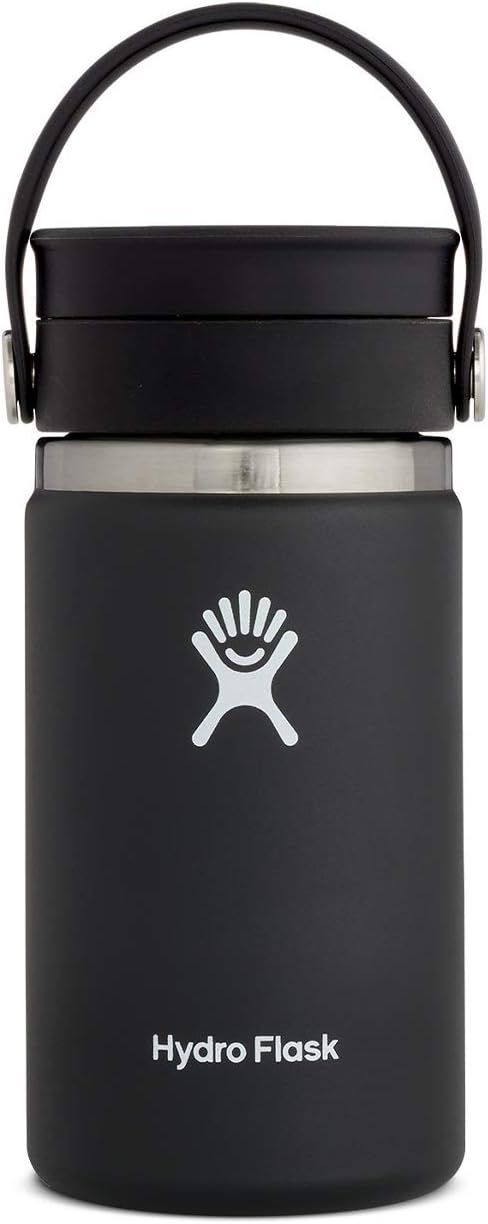 Hydro Flask Stainless Steel Coffee Travel Mug - 12 oz, Black | Amazon (US)
