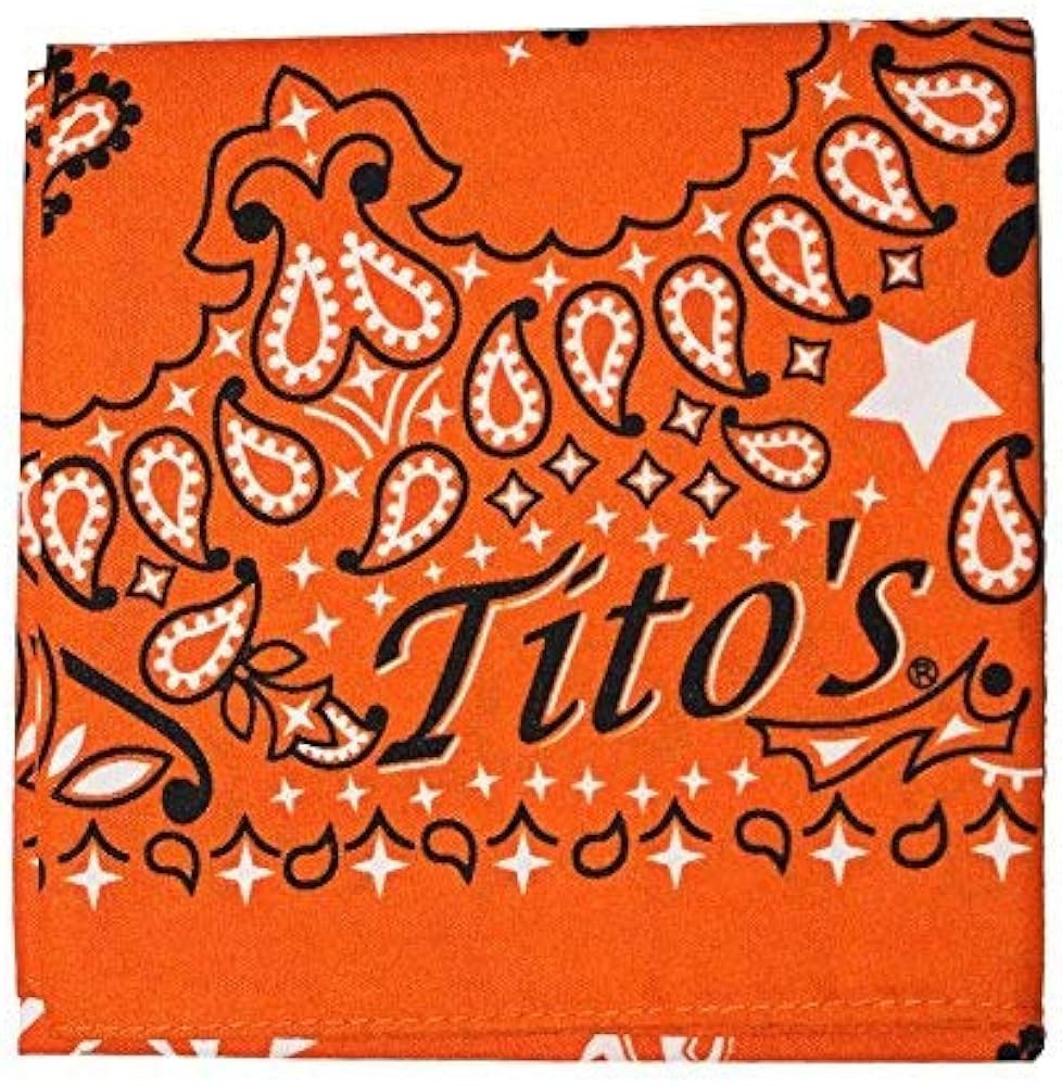 Tito's Vodka Bandana - Orange | Amazon (US)