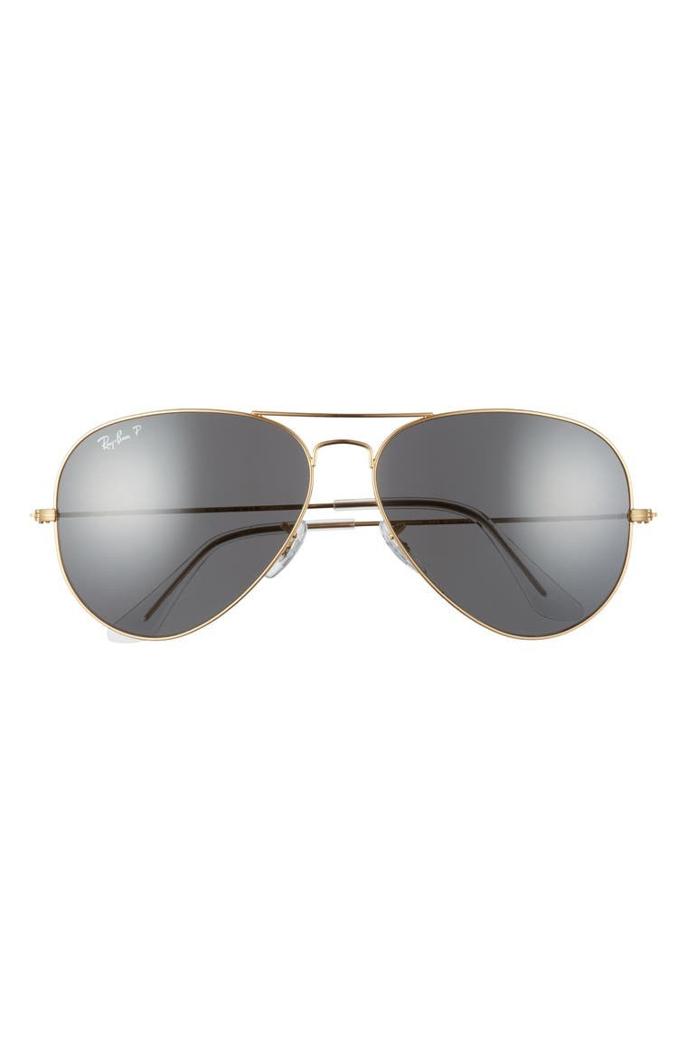 Original 62mm Oversize Polarized Aviator Sunglasses | Nordstrom