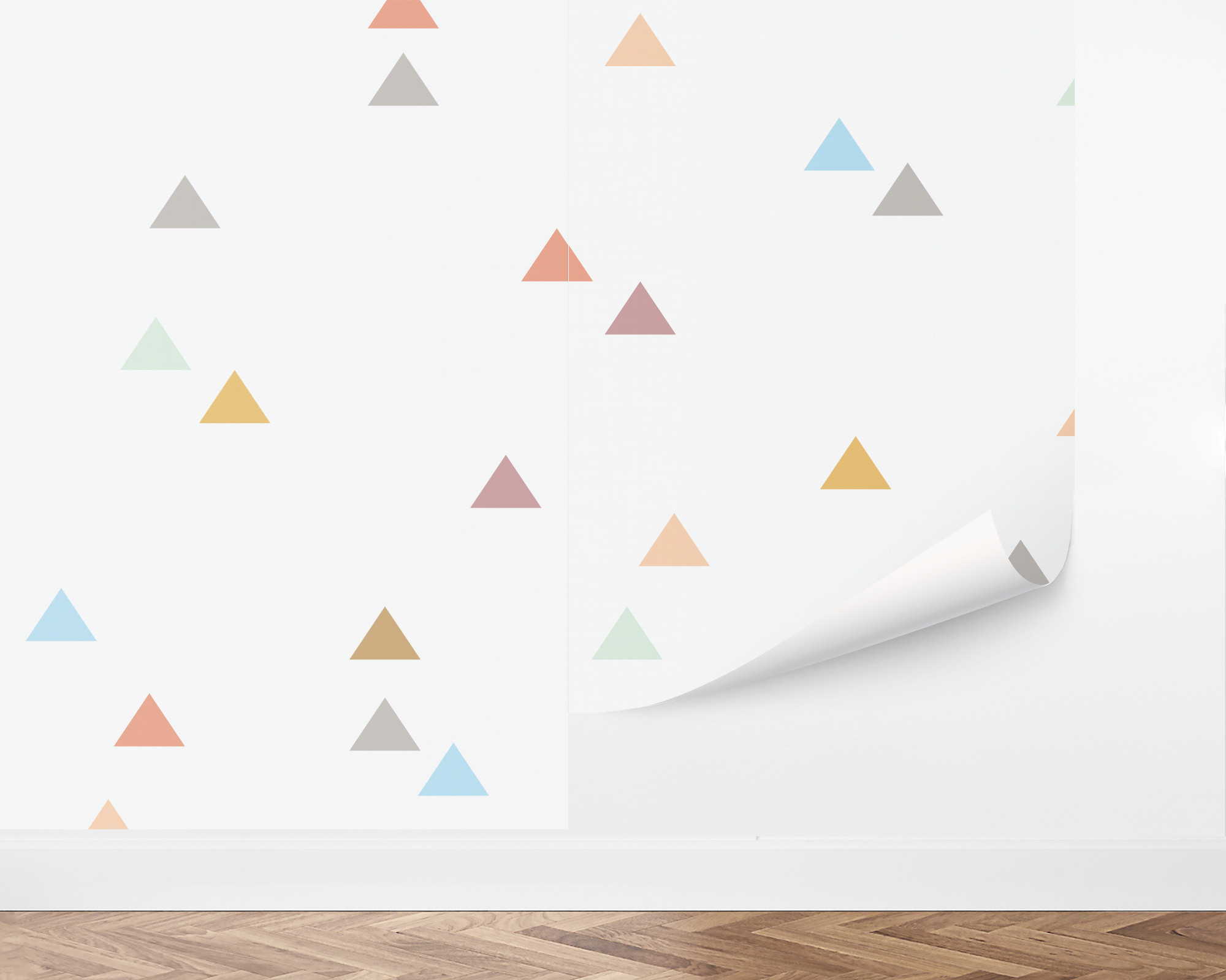 Colorful Triangles Wallpaper | Love vs. Design