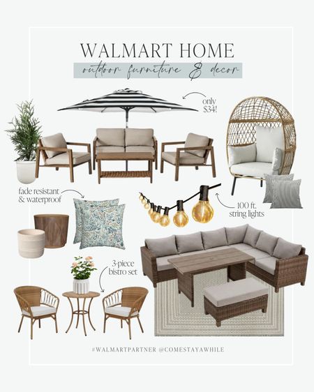My favorite outdoor furniture and decor pieces from @Walmart. 👏🏻 Affordable and stylish outdoor furniture for the perfect backyard refresh! Get ready for spring with @Walmart’s help. 🤩

#walmart #walmartpartner

#LTKSeasonal #LTKstyletip #LTKhome