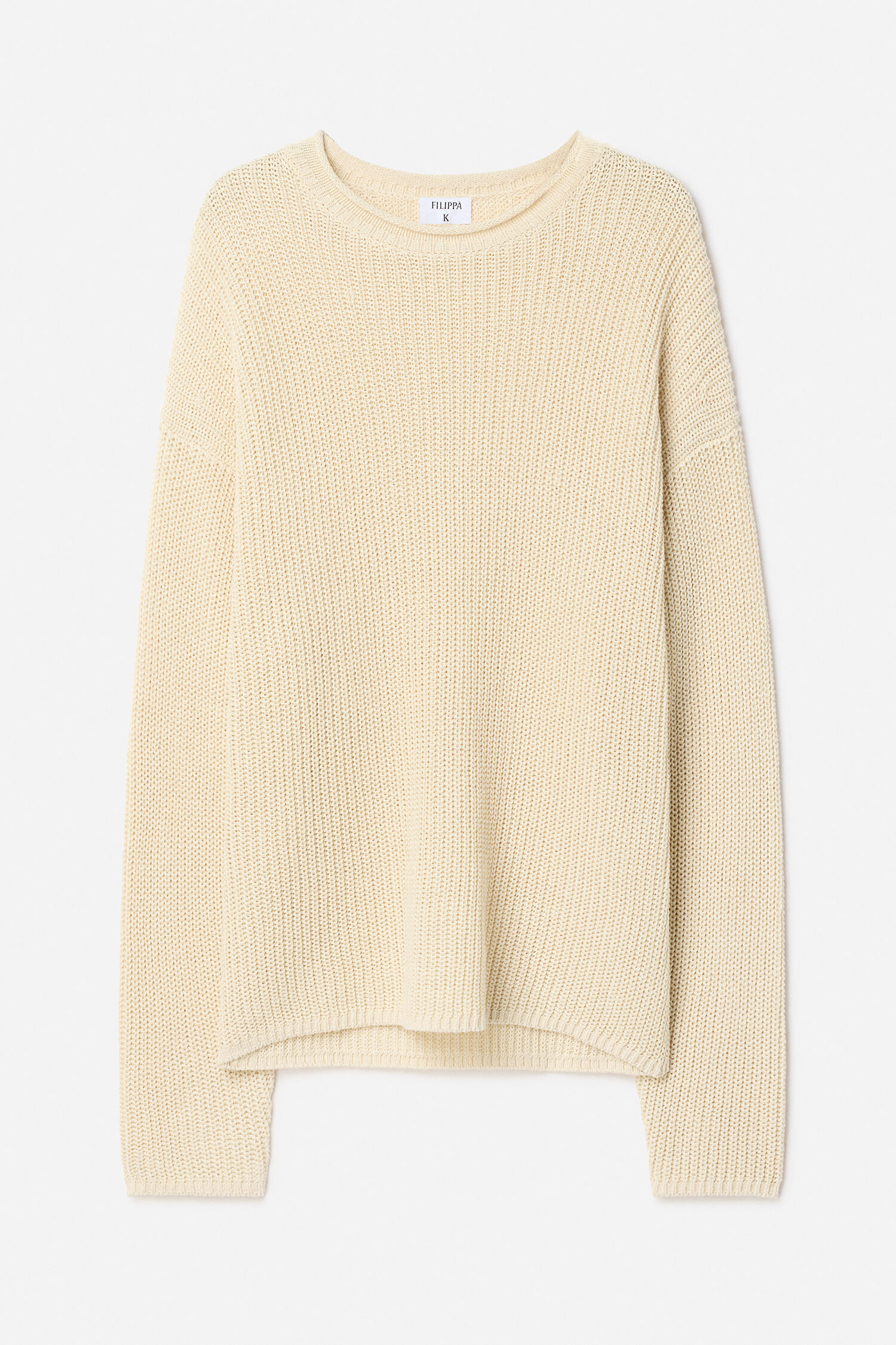 Ribbed Cotton Linen Sweater | Filippa K