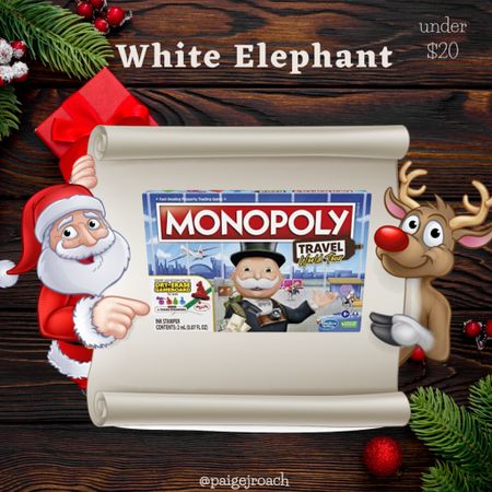 White elephant, white elephant gift idea, white elephant gift under $25, white elephant under $20, board game, gift exchange for family, white elephant for traveler, gift for traveler 

#LTKHoliday #LTKGiftGuide