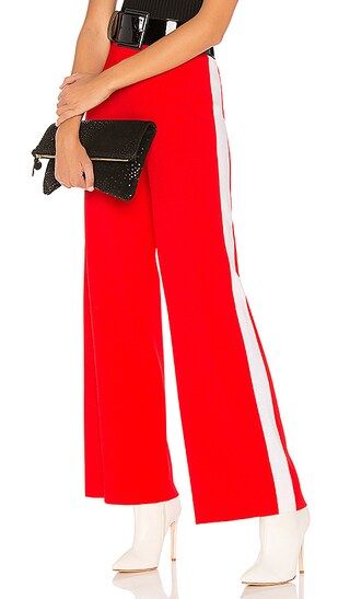 Marled x Olivia Culpo Track Pant in Red & White | Revolve Clothing (Global)