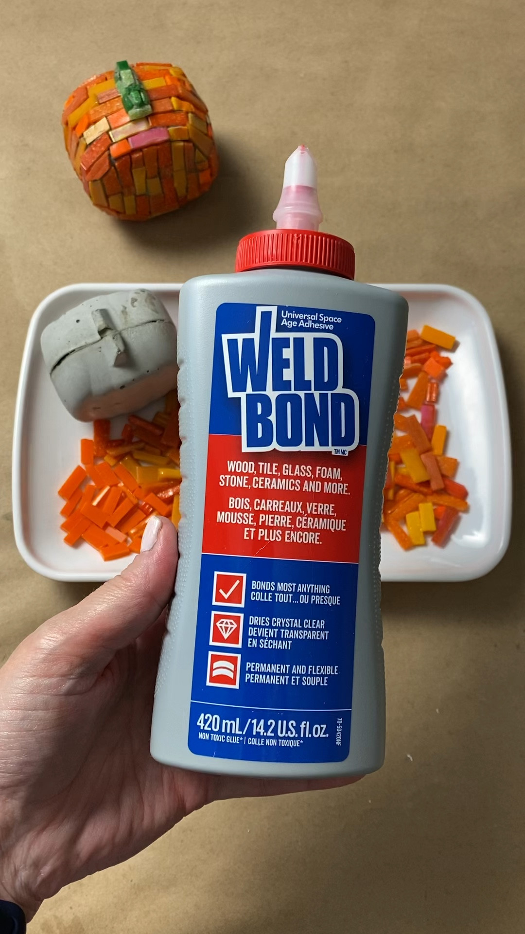 Order NOW before Winter comes!❄️

Weldbond is one of my favorite adhesives for mosaic. It works on a variety of substrates including glass-on-glass. It’s also prone to freezing in really cold conditions. So stock up for your Winter projects while it’s still relatively warm outside.

For mosaic tips, tutorials, inspiration, and so much more please visit my YouTube channel: YouTube.com/julieweilbacher. 

Follow @julieweilbacher on Instagram for all things mosaic art including: beginner mosaics - mosaic art - adhesive - household glue - Weldbond - mosaics diy - mosaic crafts - glass mosaics - tile mosaics - broken plate mosaics - artist supplies

#LTKfindsunder50 #LTKhome #LTKSeasonal