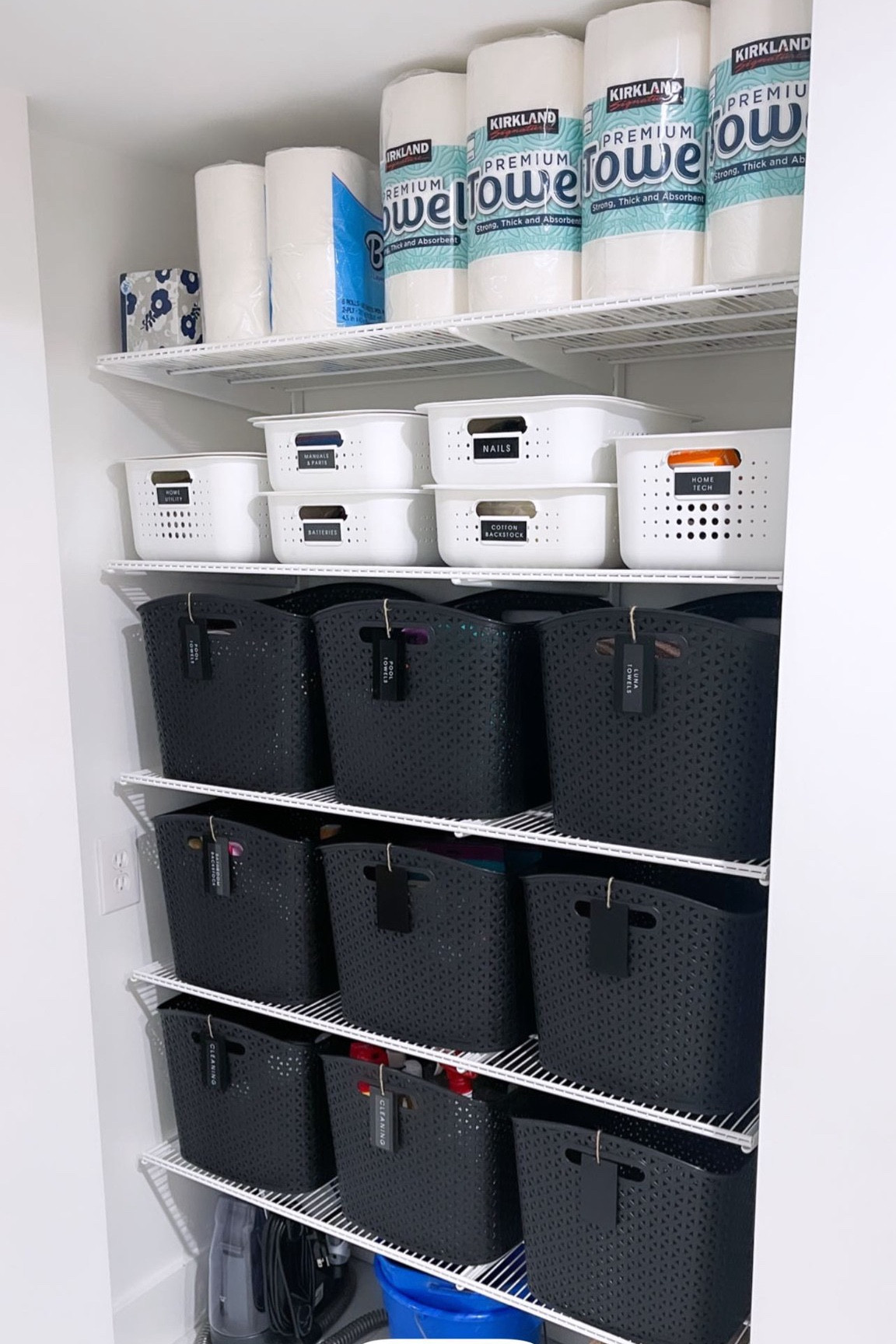 Small space in my laundry room that was maximized thanks to organization & the ELFA system from The Container Store.

#LTKHome #LTKWatchNow #LTKFamily
